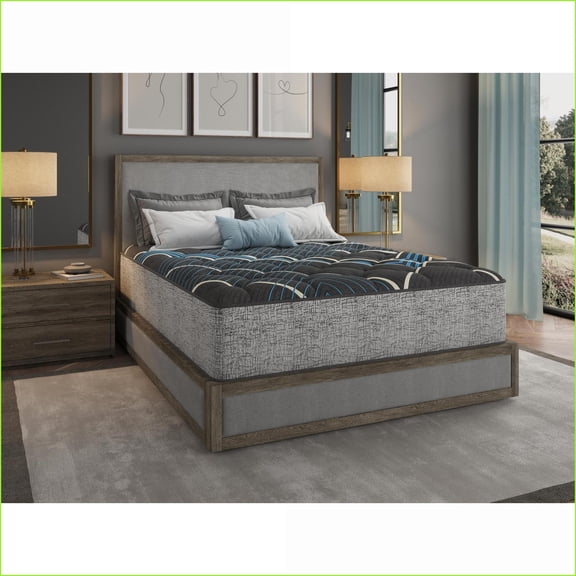 Mattresses | Restonic 14 Medium Hybrid Mattress, Twin | Foam | Slate Gray