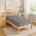 thumbnail image 1 of Mattresses, Restonic 7” Medium Comfort Foam Core Queen Mattress | Grey+Blue | Foam, 1 of 7
