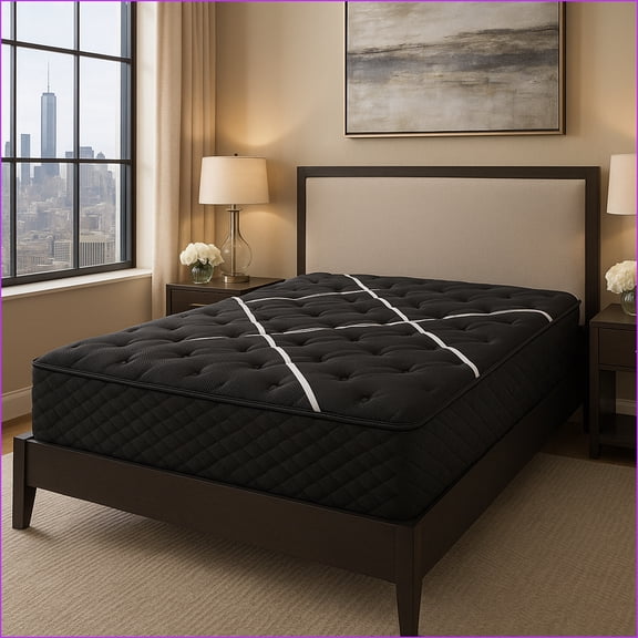 Mattresses | Restonic ComfortCare Hybrid Heartland Plush Queen with Cooling TempaGel Foam | Foam | Cream