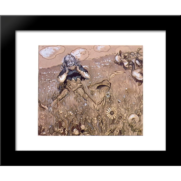Matts 1903 20x24 Framed Art Print by John Bauer