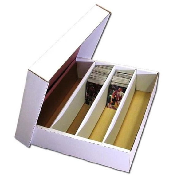 Matts Baseball Cards  3200 Count Cardboard Storage Box, Bundle of 25
