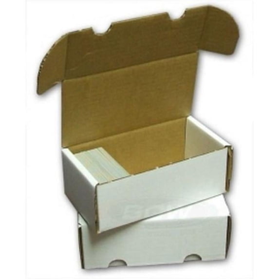 Matts Baseball Cards 400 Count Cardboard Storage Box, Bundle of 50