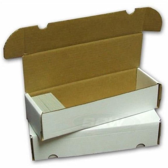 Matts Baseball Cards 660 Count Cardboard Storage Box, Bundle of 50