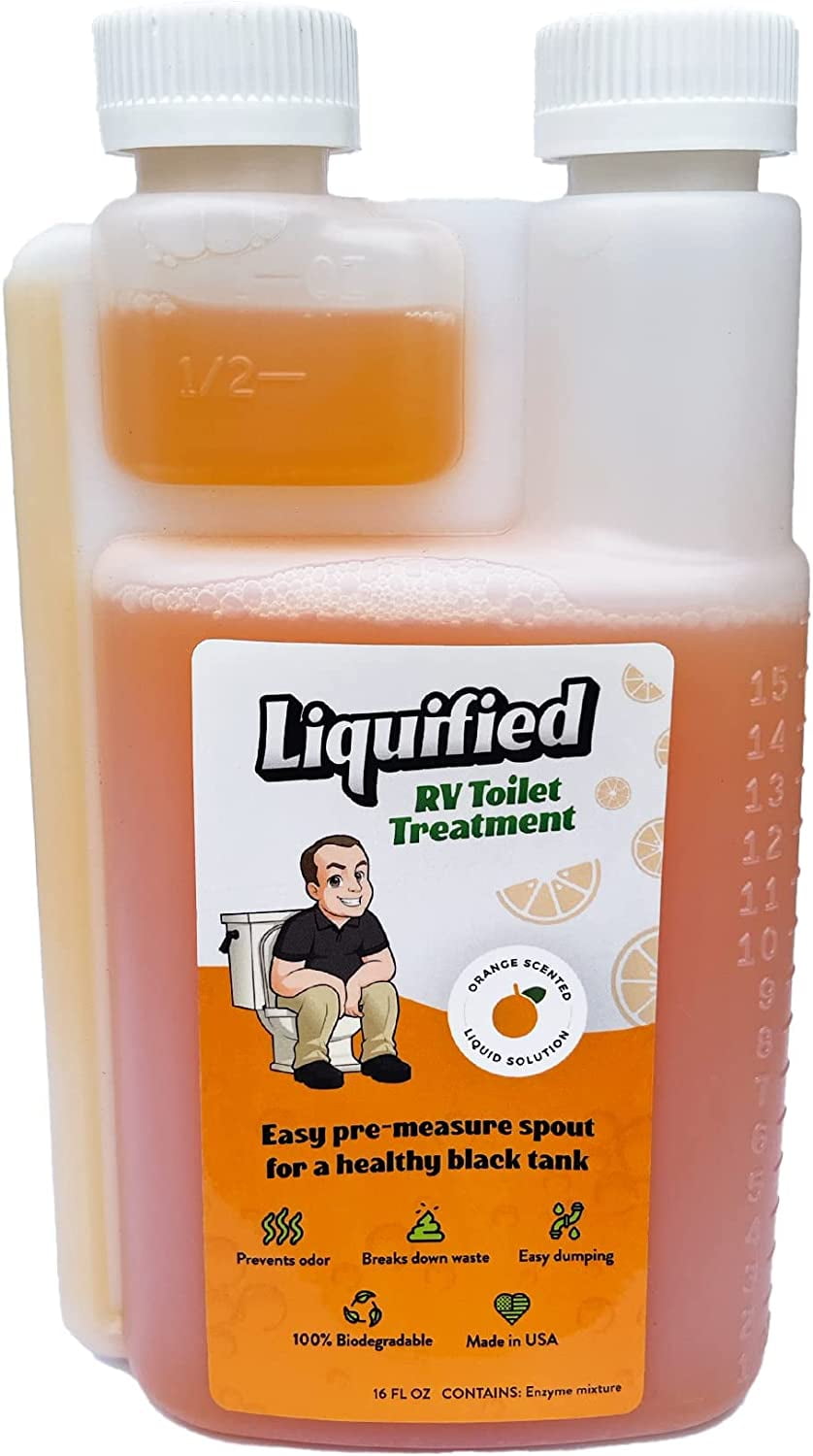 Matts RV Reviews Liquified RV Toilet Treatment Black Holding Tank