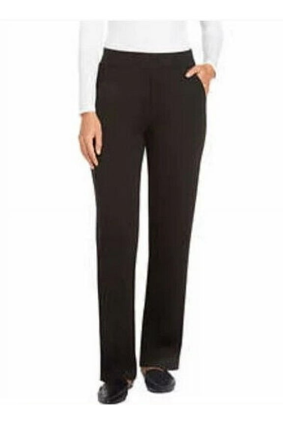 Ladies' Comfort Office Dress Pants, Black Small