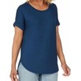 thumbnail image 1 of Matty M Ladies' French Terry Top Size: L, Color: Marine, 1 of 3