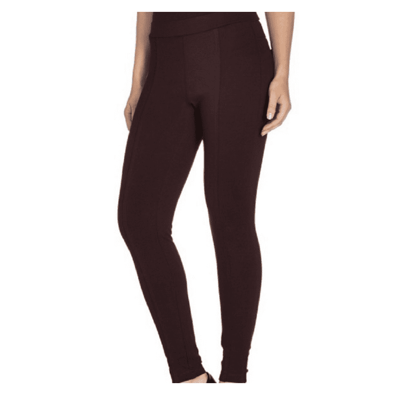 Matty M Pull On Ponte Leggings in Merlot Size Small Walmart