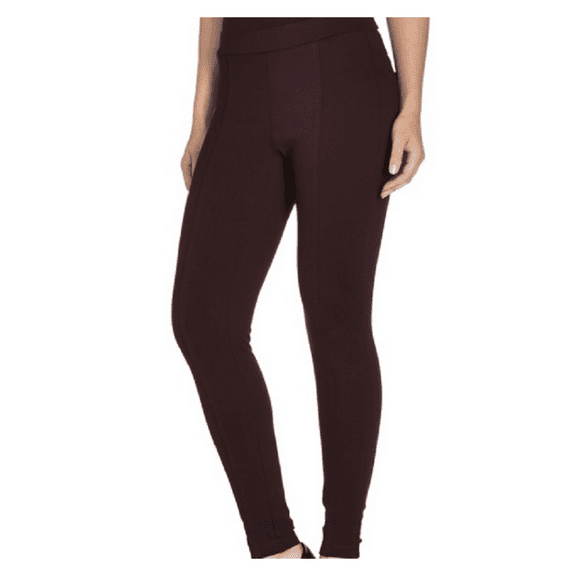 Matty M Pull On Ponte Leggings in Merlot, Size Small