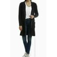 thumbnail image 1 of Matty M Women's Chenille Cardigan, Black Small, 1 of 1