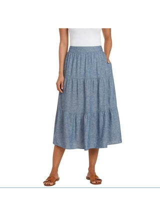 47136 USA製　matty m ロングスカート　グレー　M Matty M Women's Skirts - Walmart.com