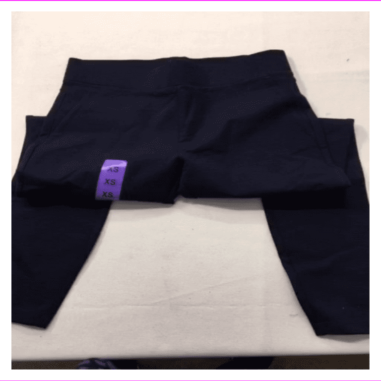 Matty M Women's Slub Ponte Pants Pull On Legging with 2 Back Pocket
