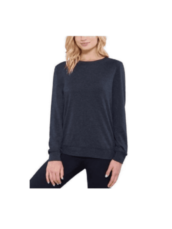 Women's Stretch Fabric Long Sleeve Tee S/Charcoal