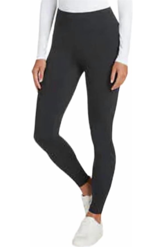 Womens Stretch High Rise Pull On Legging, Dark Charcoal, Small