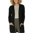 thumbnail image 1 of Matty M Women's The Boyfriend Cardigan (Black, Medium), 1 of 2