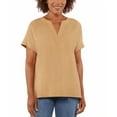 thumbnail image 1 of Matty M Womens' Cotton Popover Top (Honey, Small), 1 of 2