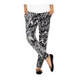 thumbnail image 1 of Matty M Womens Soft Pants (X-Small, Black Splatter), 1 of 2