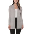 thumbnail image 1 of Matty M Womens The Summer Cardigan Heather Pearl Small, 1 of 2