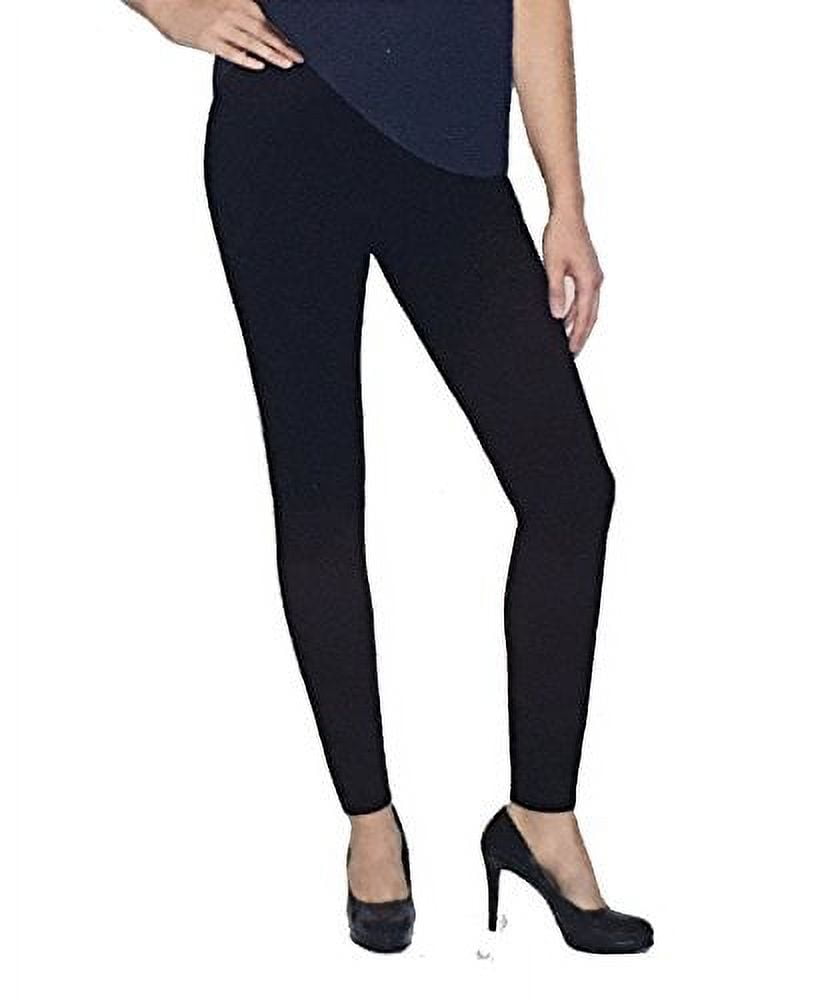 Matty M Womens Wide Band With pockets, Charcoal Leggings, XS 