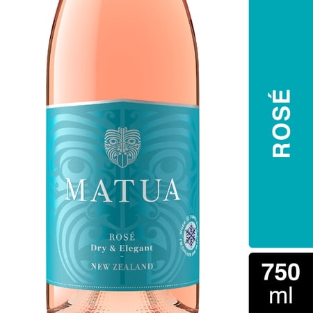 Matua New Zealand Rose Wine, 750ml Glass wine bottle, New Zealand, 13.5 % ABV