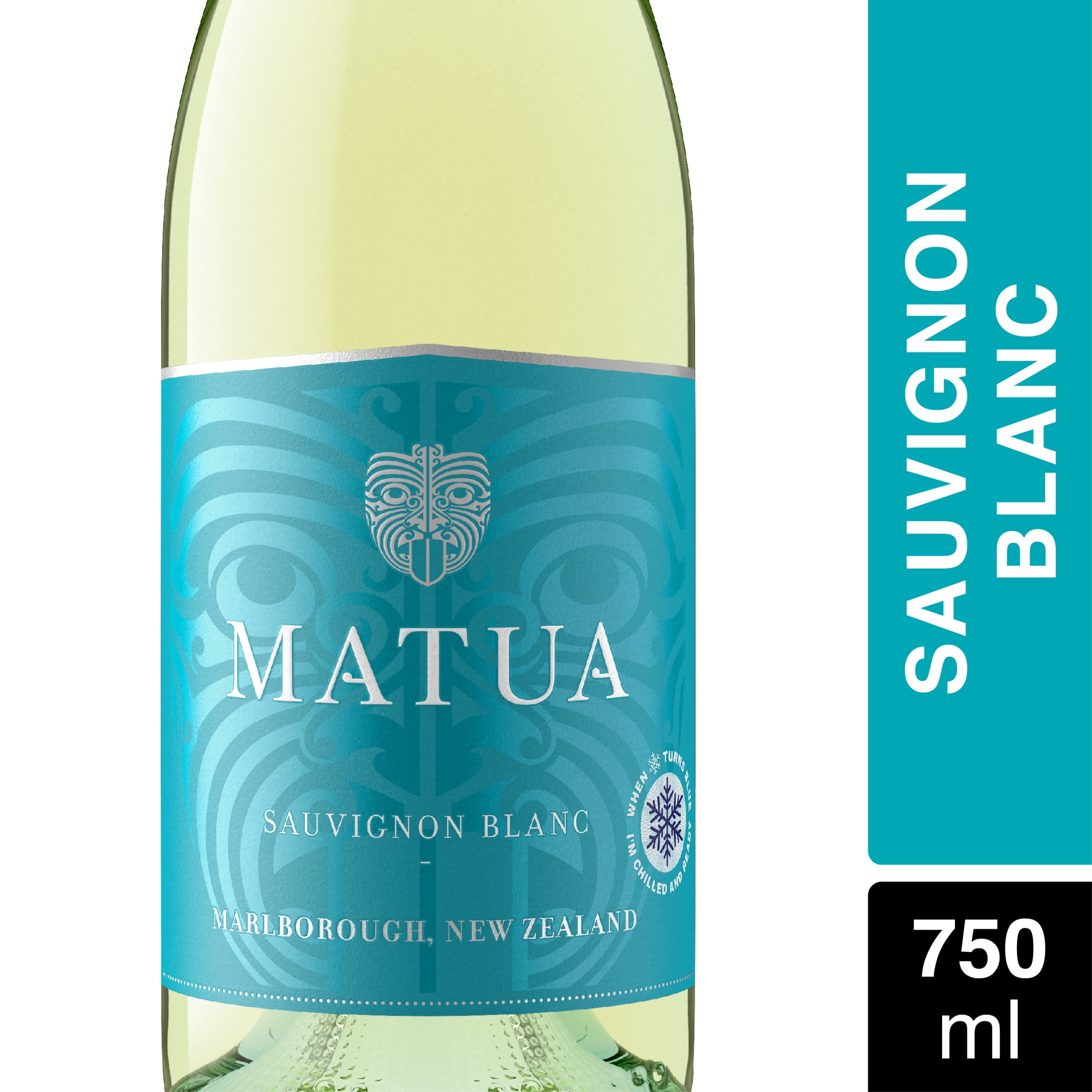Matua New Zealand Sauvignon Blanc White Wine, 750ml Glass wine bottle, New Zealand, 13 % ABV