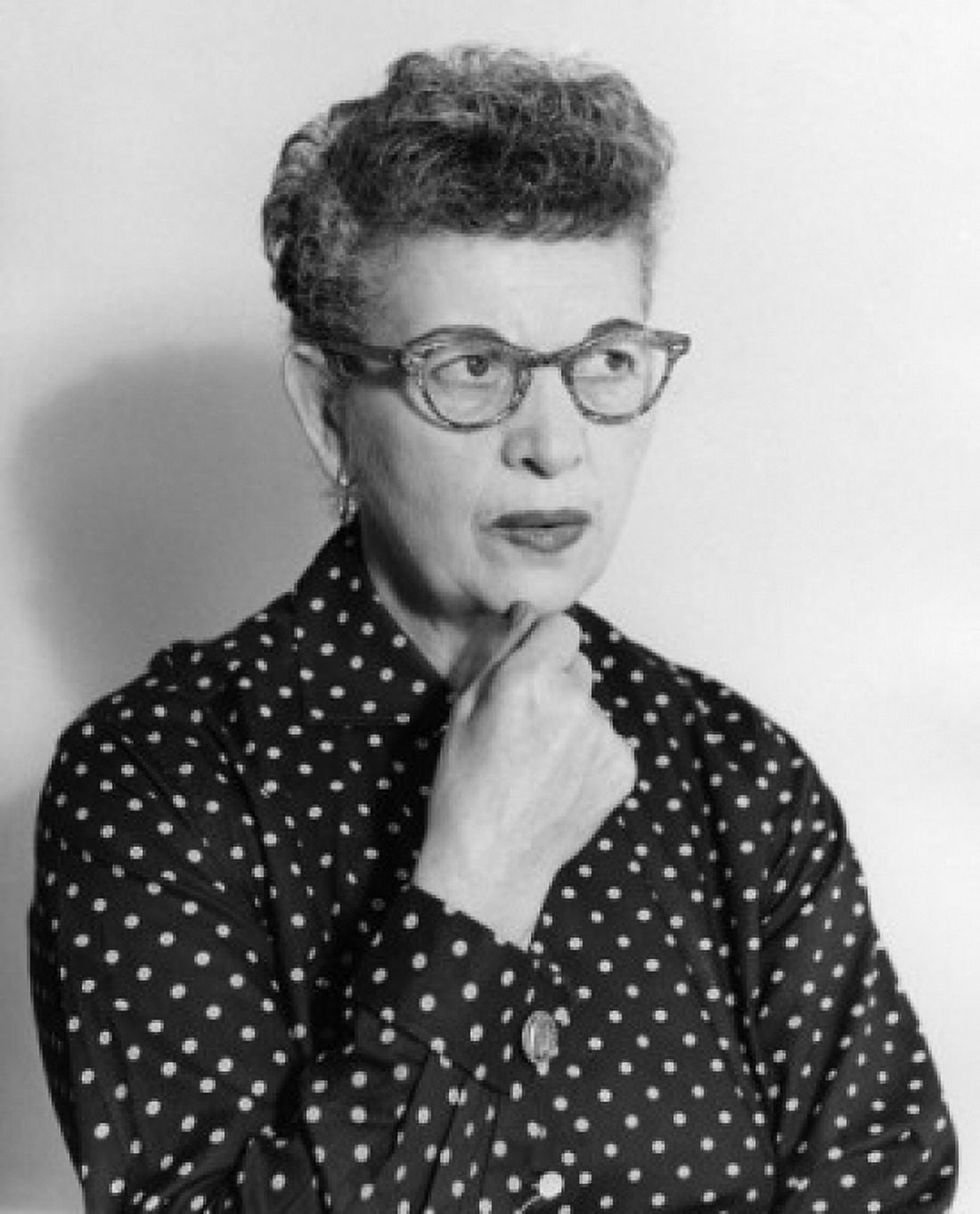 Mature woman wearing glasses and looking away Canvas Art -  (24 x 36)