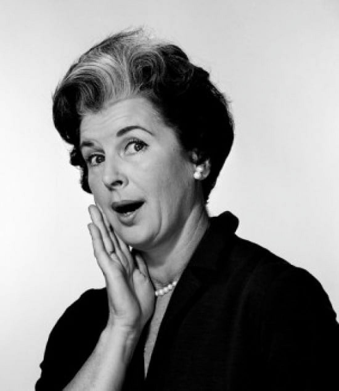 Mature woman with surprised expression Canvas Art - (18 x 24)