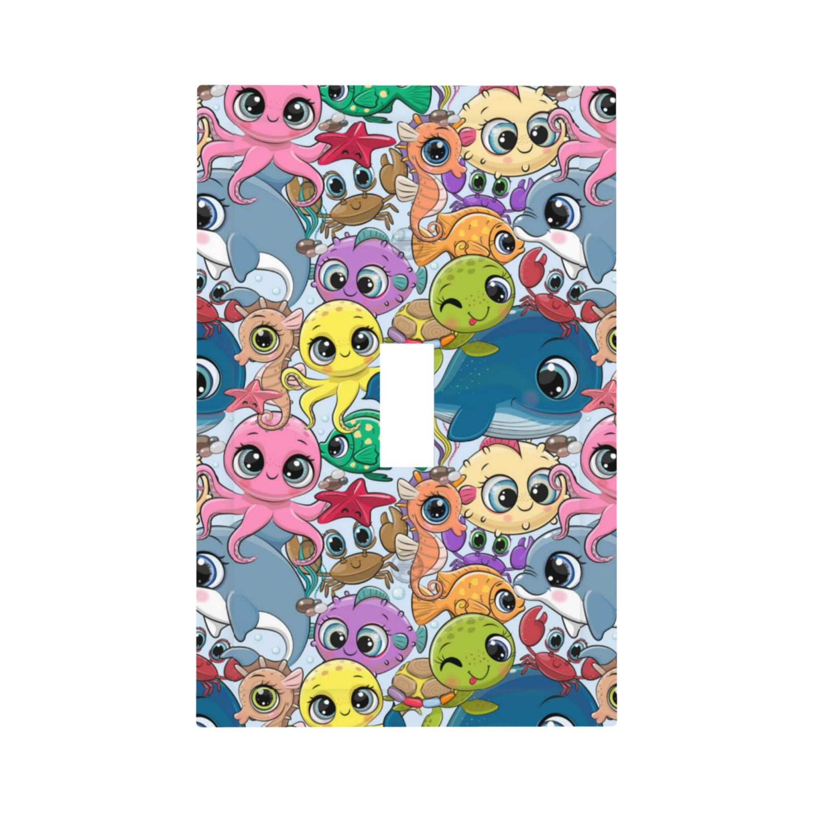 Matuu Cartoon Marine Animals for Modern Decorative Wall Plate Switch ...