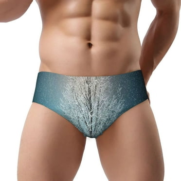 Matuu Winter Rabbit for Men's SUPER Triangle Briefs, Comfort Flex Fit Brief-XX-Large