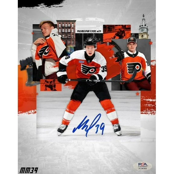 Matvei Michkov Philadelphia Flyers Autographed 11" x 14" Collage Hockey Photo - PSA Authenticated