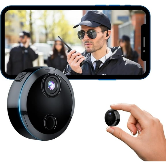 Matxabr HD 1080P Hidden Camera, Surveillance Security Camera with Motion Detection and Night Vision, Wireless WiFi Camera, Indoor Camera, Mini Camera for Pets, Sports, Baby and Nanny