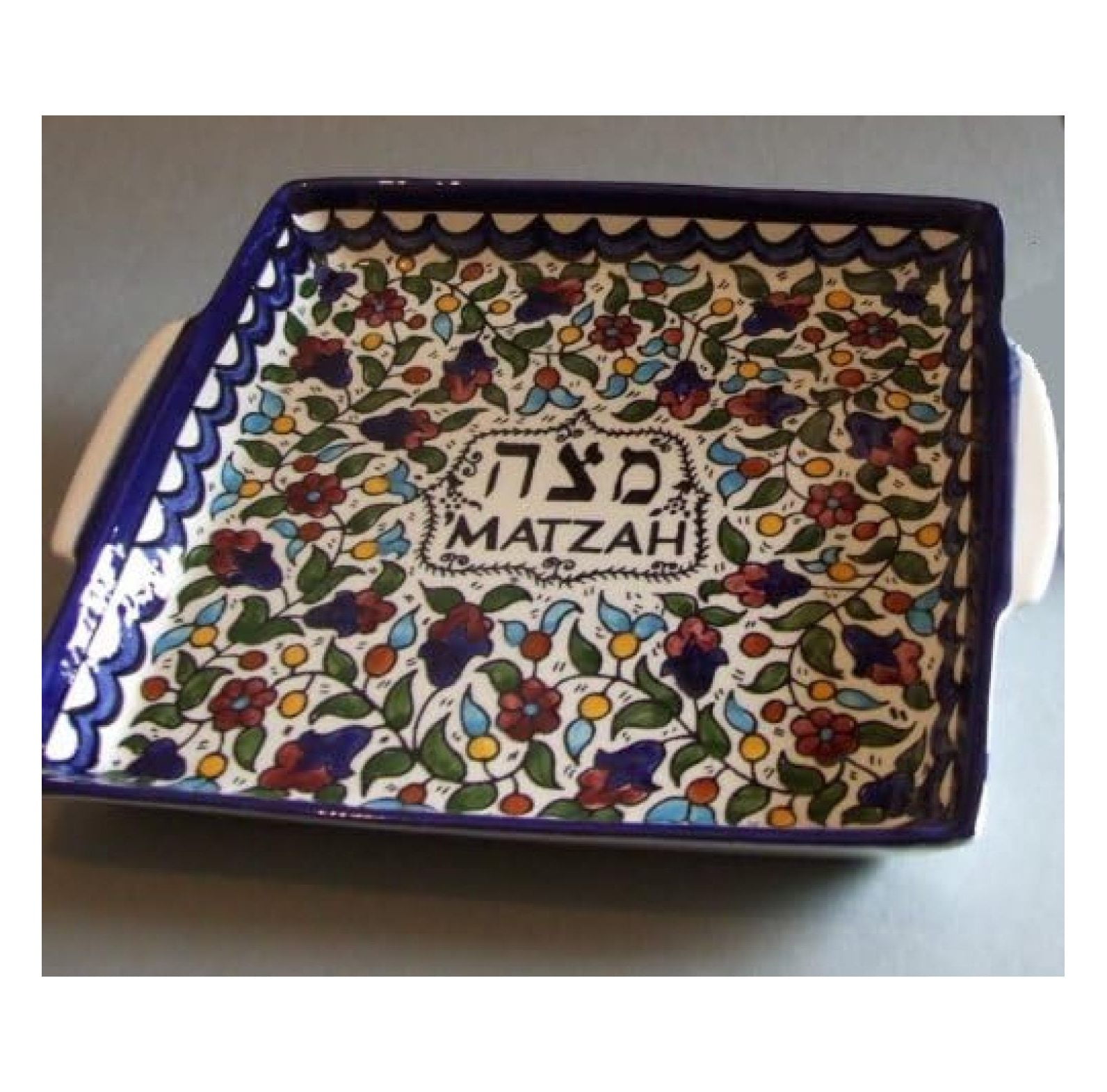 Matzah Plate for the Seder Night, Matzah Holder for Passover