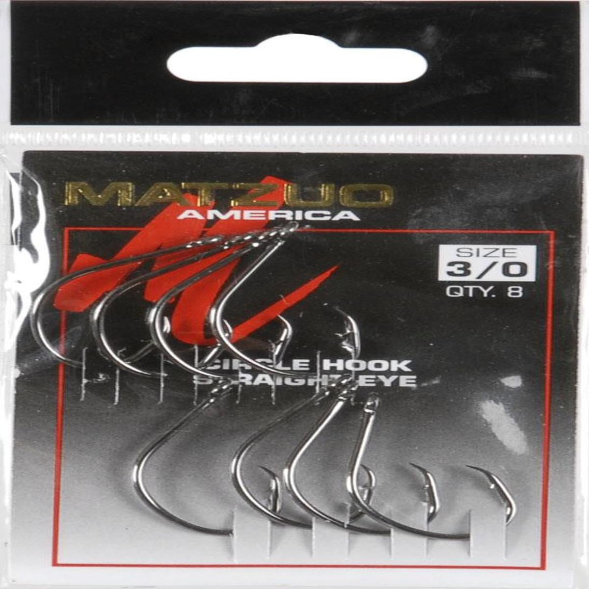 50 Matzuo (2 Packs/25) 113012 Black Up Eye Octopus Fish Fishing Hooks