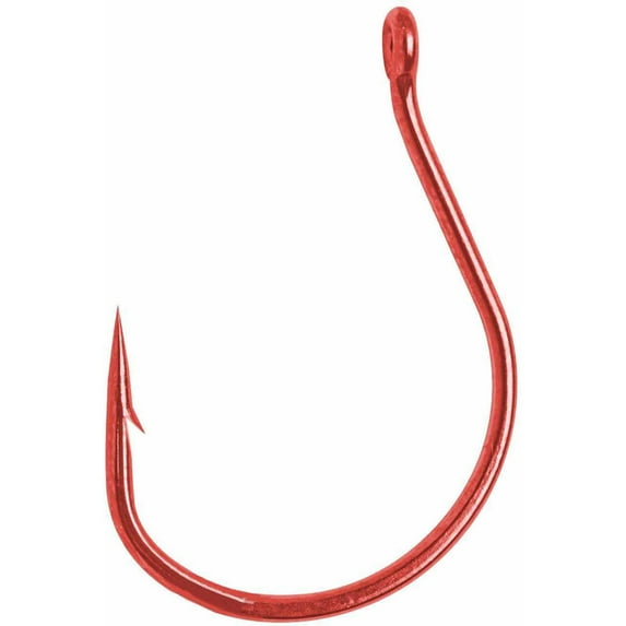 Matzuo Finesse Wacky Worm Hook, Red Chrome