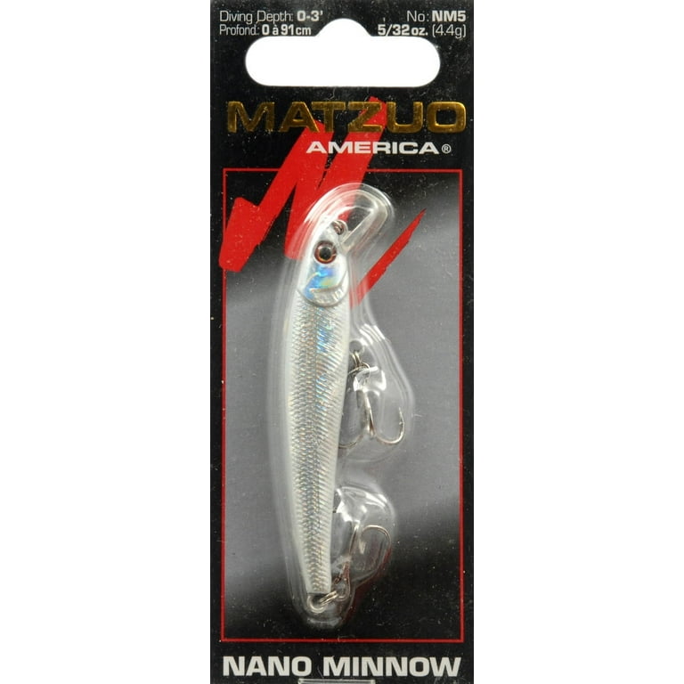 Matzuo Phantom Minnow, 1/3oz Gold / Green / Red Treble Hook fishing lure  #13393