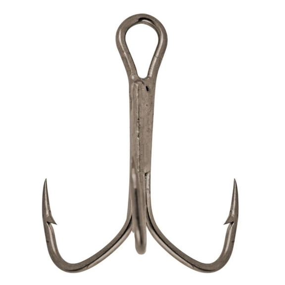 Matzuo Sickle Treble Hook, Black Chrome, 1/0