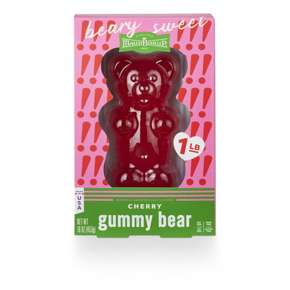 Maud Borup Giant Gummy Bear 1lb, Gift Set