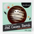 thumbnail image 1 of Maud Borup Milk Chocolate Mummy Hot Cocoa Bomb with Mini Marshmallows, single serve 1.7 oz, Seasonal Halloween Treat & Gift, 1 of 6