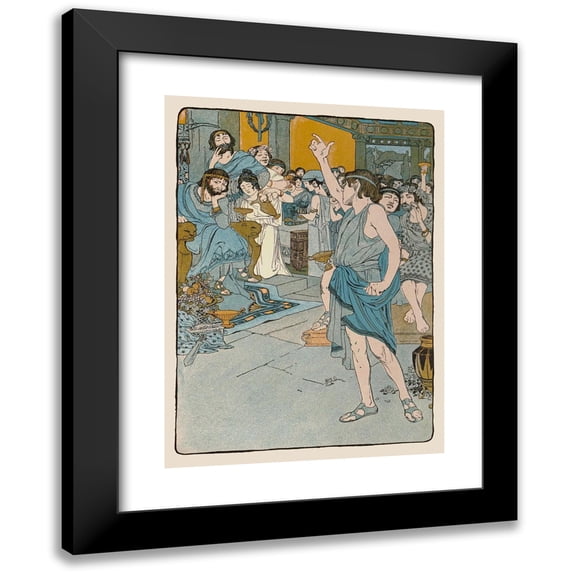 Maud Hunt Squire 19x24 Black Modern Framed Museum Art Print Titled - See if I Do Not Bring a Nobler Present than All of Yours Together! (1901)