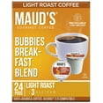 thumbnail image 1 of Maud's Breakfast Blend Coffee, (Bubbies Breakfast Blend), 24ct. Recyclable Single Serve Coffee Pods - Richly satisfying arabica beans California Roasted, k-cup compatible including 2.0, 1 of 7