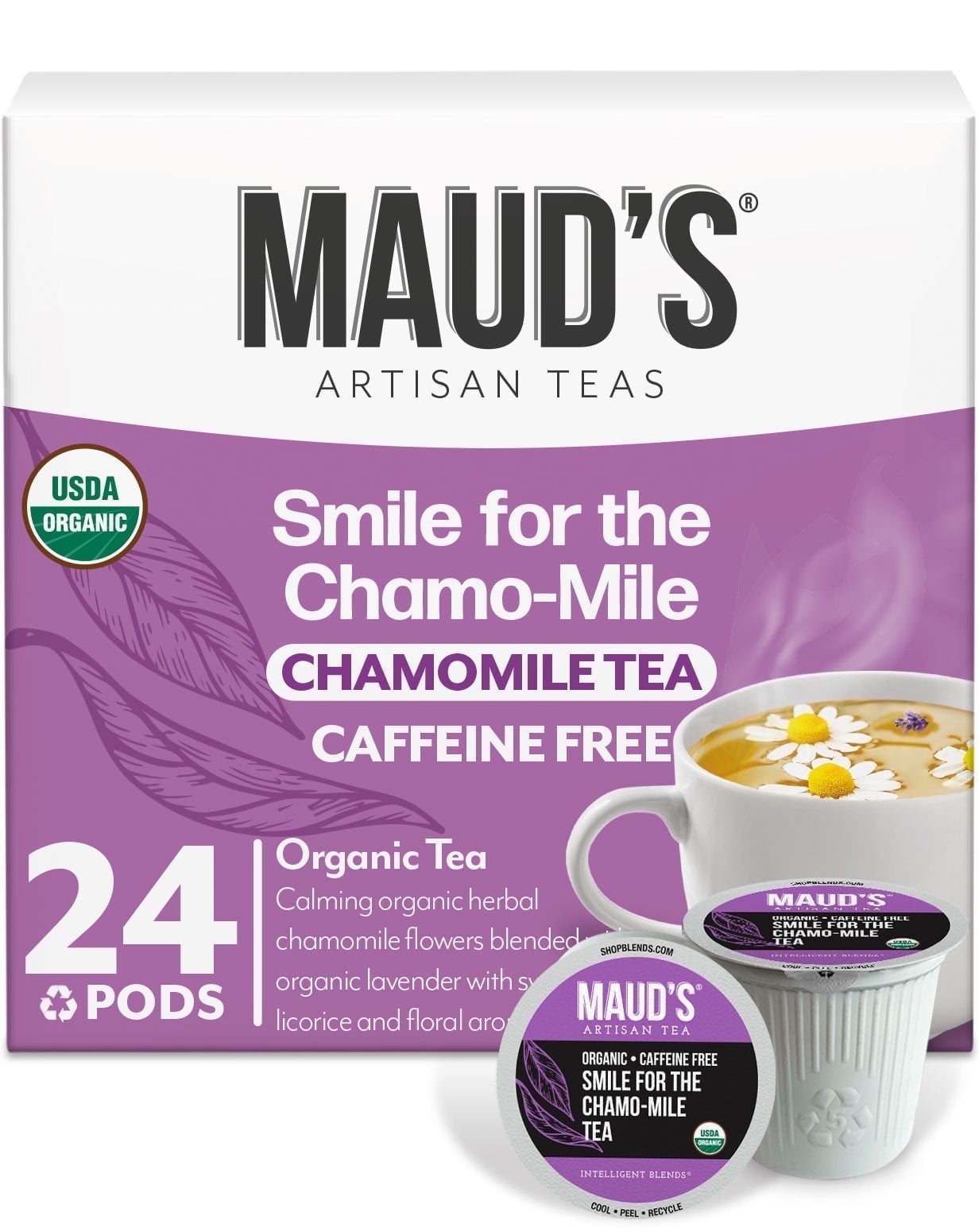Mauds Chamomile Lavender Tea Pods for K-Cup Brewer Walmart