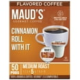 Maud's Cinnamon Roll Flavored Coffee Pods, 50 ct Cinnamon Roll With