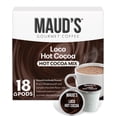 thumbnail image 1 of Maud's Dark Hot Chocolate Pods, 18 ct, Single Serve Pods, Compatible with Keurig K Cups Maker, 1 of 8