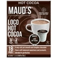 Maud's Dark Hot Chocolate Pods, Loco Hot Cocoa, Compatible w/ KCup Brewers, 18ct