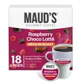 thumbnail image 1 of Maud's Decaf Raspberry Chocolate Flavored Coffee Pods, 18 ct, Decaffeinated Medium Roast Flavored Coffee in Recyclable Single Serve Pods – 100% Arabica Beans, Compatible with Keurig K Cups Maker, 1 of 6