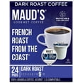 thumbnail image 1 of Maud's French Roast Coffee Pods, French Roast From The Coast, Compatible w/ K-Cup Brewers, 24ct, 1 of 7