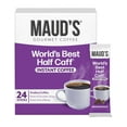 thumbnail image 1 of Maud's Half Caffeine Instant Coffee, 24 ct, 100% Arabica Coffee, Medium Roast, Instant Hot or Iced Coffee - Just add water, 1 of 6