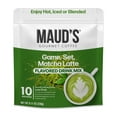 thumbnail image 1 of Maud's Instant Matcha Latte Mix, Flavored Drink Mix 10 Servings, 100% Gourmet Blended Tea Leaves, Hot or Iced Matcha Latte - Just Add Water, 1 of 5