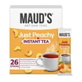 thumbnail image 1 of Maud's Just Peachy Instant Tea, 26 ct, Peach Flavored Packets for Hot or Iced Tea - Just Add Water, 1 of 6