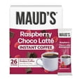 thumbnail image 1 of Maud's Raspberry Chocolate Flavored Instant Coffee, 26 ct, 100% Arabica Coffee, Medium Roast, Instant Hot or Iced Coffee - Just add water, 1 of 6