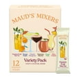 thumbnail image 1 of Maud's Mixers Variety Pack Cocktail Mix, 12 ct, Mocktail Non-Alcoholic Drinks - Made with Real Agave - Low Calorie, Low Sugar, Easy to Mix, 1 of 8